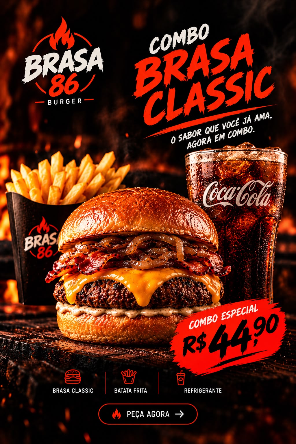 Campanha promocional do Brasa 86