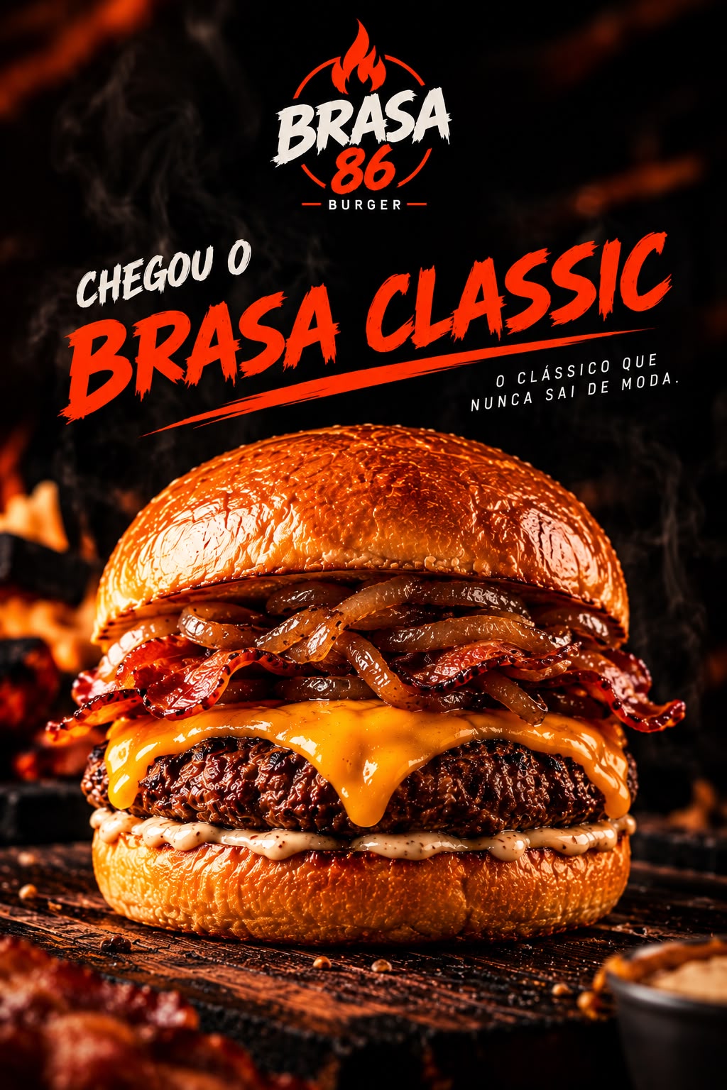 Post de lançamento do Brasa Classic